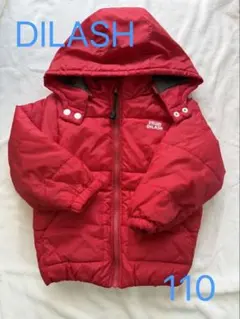 DILASH 中綿ジャケット レッド 110cm