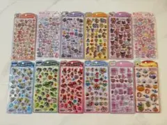 うるちゅるポップシール　プーさん　パワパフ　エスターバニー　スンスン