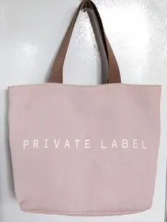 PRIVATE LABEL トートバッグ ピンクのサムネイル