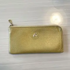 Kitamura L字ファスナー長財布　ゴールドのサムネイル