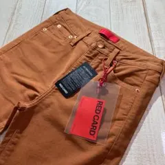 新品タグ付き品【REDCARD×BEAMS】別注 フレア ストレッチデニムパンツ