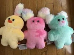 mojojojo BIGぬいぐるみ5 全３種 コンプ　ひよこ　うさぎ　くま