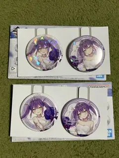 【一番くじ】ホロライブ ウエディング 缶バッジ賞／常闇トワ2種セット
