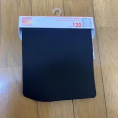 HEATTECH Uネック九部袖Tシャツ 120 ブラック