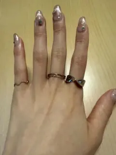 リングセット シルバー　4つ