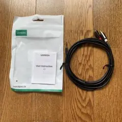 UGREEN オーディオケーブル 3.5mm RCA 2m
