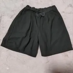 黒のハーフパンツ スカート風 150cm
