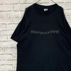 USA製90sヴィンテージTシャツ！シングルステッチブラック古着 2XL0609のサムネイル