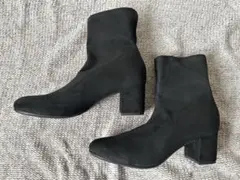 ユニクロ　UNIQLO ストレッチショートブーツ　スウェード　25.0cm