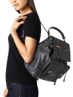 kate spade ケイトスペード レザーリュック 新品未使用 グレー