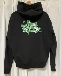 NERDY ノルディー/ジップアップパーカー黒のサムネイル