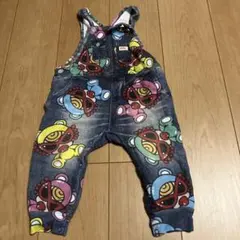 ヒステリックミニ　オーバーオールロンパースタイプ　サイズフリー