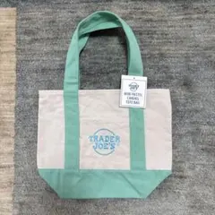 Trader Joe's ミニパステルキャンバストートバッグ　グリーン