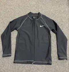 Nike 黒 ラッシュガード ジップアップ