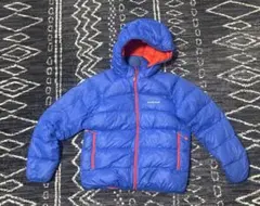 モンベル ダウン ジャケット　150 ブルー×オレンジ
