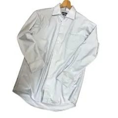 AOKI 4Sシャツ L ライトブルー ノンアイロン ストレッチ ビジネスシャツ