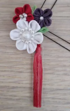 つまみ細工　髪飾り2点セット
