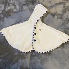 ベビーポンチョ　ミキハウス