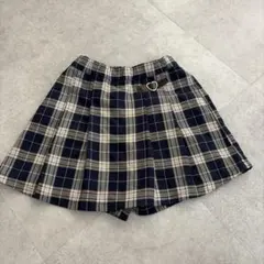 SLAP SLIP チェック柄 キュロットスカート 130cm