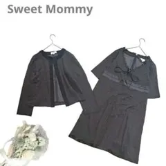 【スウィートマミー】授乳服 マタニティ アンサンブル ワンピース ジャケット水玉