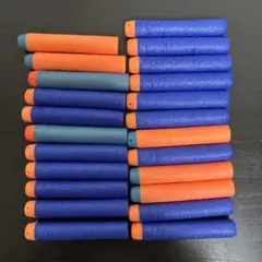 ナーフ銃の弾23個セット オレンジ 青のサムネイル