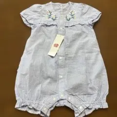 赤ちゃん本舗 刺繍入りロンパース 80 新品