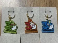 ポケチャーム　30周年ロゴマスコット2 サルノリ　ヒバニー　メッソン