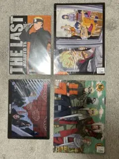 【未使用未開封・限定品】NARUTO展下敷き&クリアファイル4点セット