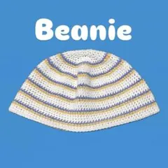 ビーニー ニット帽 サマーニット 春夏 クラッシャーハット 韓国風