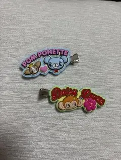 【値下げしました！】ナルミヤキャラクターズ　ラバー前髪クリップ⭐︎2個セット