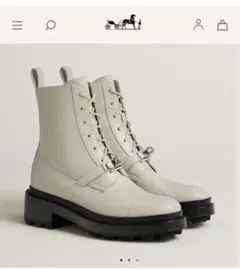 【極美品】エルメス　ブーツ　37サイズ　Ankle Boot Funk　ファンクのサムネイル