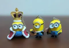 ミニオンズ カプセルトイ　 ボールチェーン マスコット　キングボブ