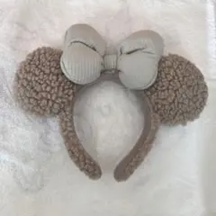 ミッキー耳カチューシャ ベージュ