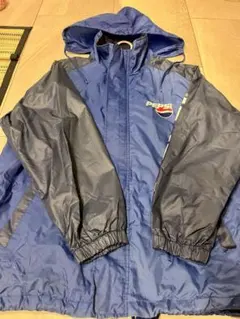 90’s PEPSI ナイロンジャケット ブルー　希少 縦ロゴ