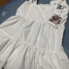 白ワンピース　130 新品