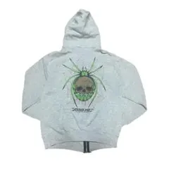 90's zorlac Pushead スカルスパイダー プリントジップパーカーのサムネイル