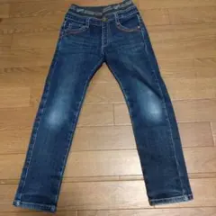 120サイズ ストレートレッグ デニムパンツ