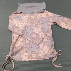 花　ペイズリー柄　長袖トップス Mサイズ