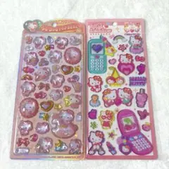 【サンリオ】キティ　シール2点セット