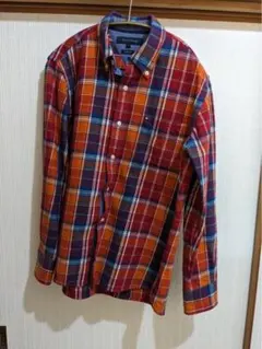 極美品　TOMMY HILFIGER チェック柄ネルシャツ M