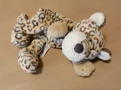 【内側写真有】NICI フィギュア ポーチ ヒョウ 筆箱 ぬいぐるみ ペンケース