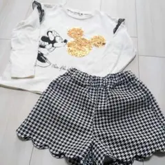 ブランシェス　2025秋　Tシャツ＆ハートショートパンツ　110/120サイズ