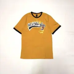 【リンガーＴシャツ】US POLO ASSN 綿100％　刺繍　Ｍ　古着
