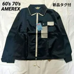 AMEREX 60s 70s ナイロンジャケット レトロ デッドストック - メルカリ