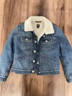 GAP ボアデニムジャケット　キッズ　レディース