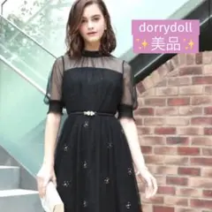 Dorrydollビジューシアーワンピース✨美品のサムネイル