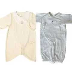 アカチャンホンポ　2枚セット　ロンパース カバーオール 2way 綿100%