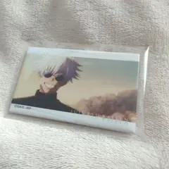 呪術廻戦 五条悟 場面写 スクエア缶バッジ 懐玉・玉折