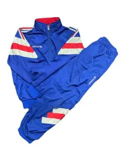 adidas ナイロン トラック ジャケット パンツ セットアップ デサント製