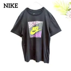 NIKE ナイキ Ｔシャツ 半袖 ロゴ グラフィック アニマル柄 黒 M 綿